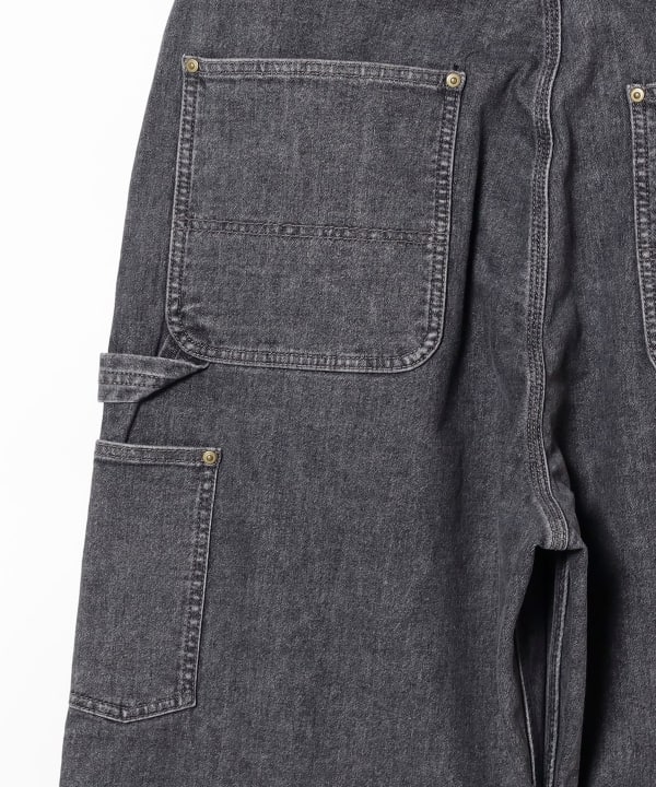 BEAMS JAPAN / 寬版彈性工裝丹寧褲