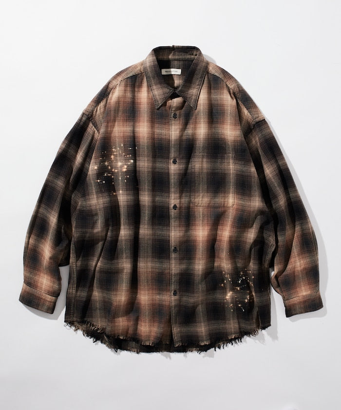 FREAK’S STORE / 仿舊格紋襯衫