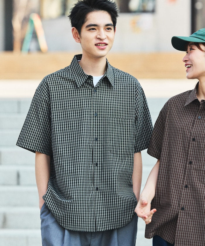 FREAK’S STORE / 小格紋短襯衫