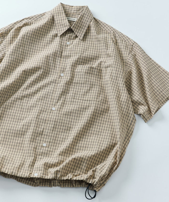 FREAK’S STORE / 下擺調整短襯衫