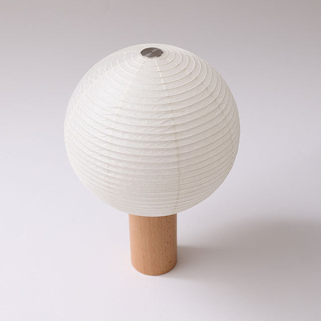 シラキ工芸 TORCHIN CIRCLE 白/ナチュラル  / 合紙攜帶桌燈