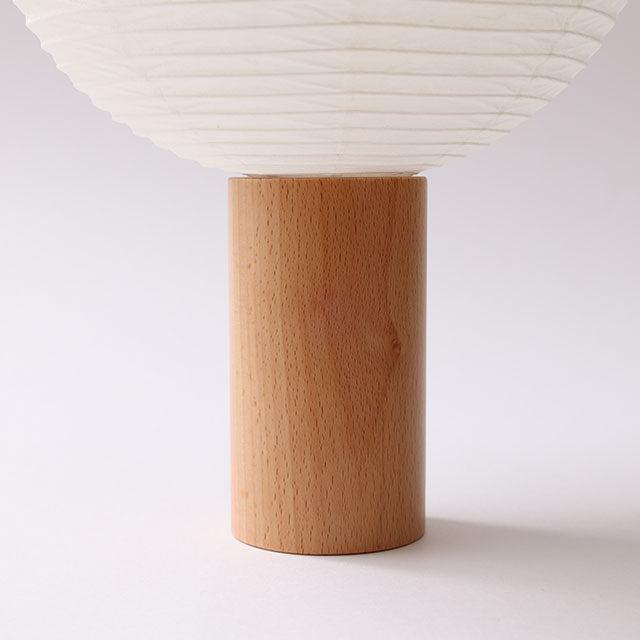 シラキ工芸 TORCHIN CIRCLE 白/ナチュラル  / 合紙攜帶桌燈