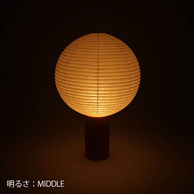 シラキ工芸 TORCHIN CIRCLE 白/ナチュラル  / 合紙攜帶桌燈
