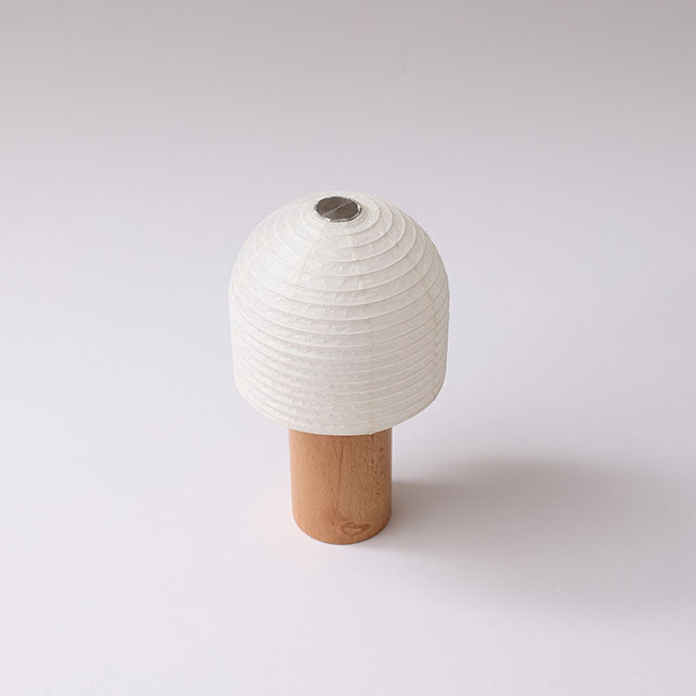 シラキ工芸 TORCHIN BELL 白/ナチュラル / 合紙攜帶桌燈