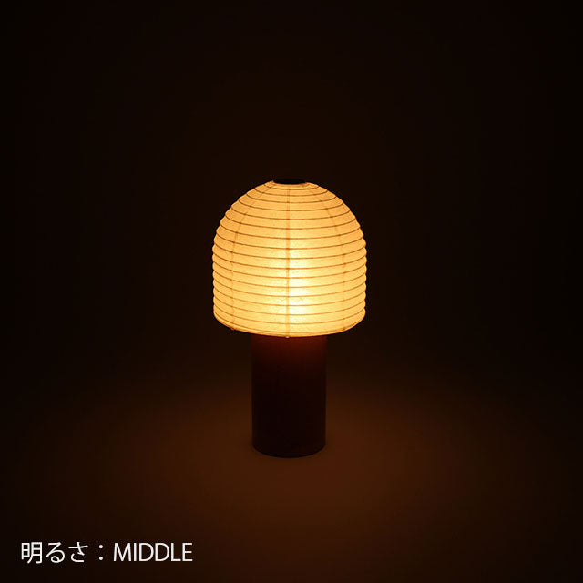 シラキ工芸 TORCHIN BELL 白/ナチュラル / 合紙攜帶桌燈