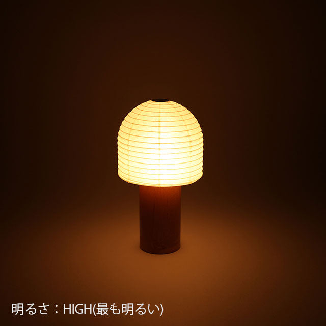 シラキ工芸 TORCHIN BELL 白/ナチュラル / 合紙攜帶桌燈