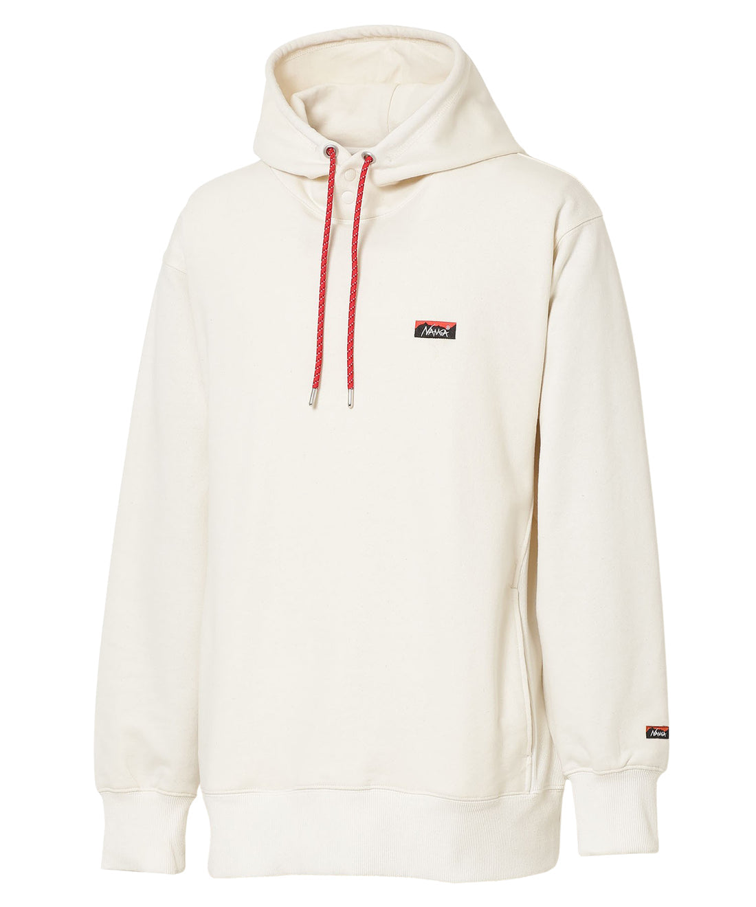 NANGA ECO HYBRID MINI BOX LOGO EMBROIDERY SWEAT HOODIE / 刺繡小標 連帽衫