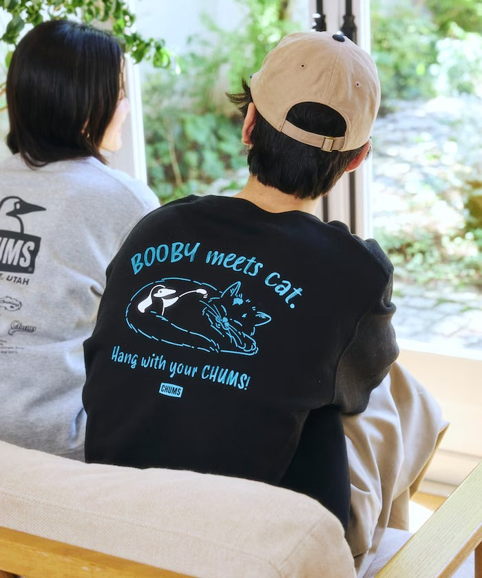 CHUMS × FREAK'S STORE/貓咪大嘴鳥圓領衫(日本聯名限定)