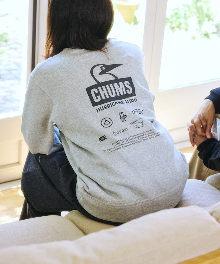 CHUMS × FREAK'S STORE/復古歷史圖騰圓領衫(日本聯名限定)