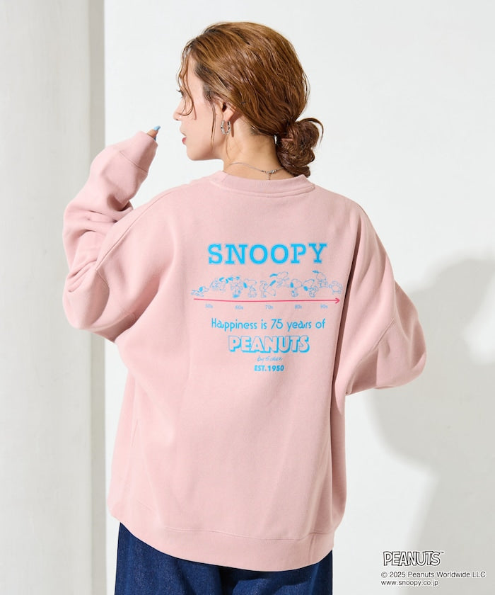 PEANUTS x FREAK’S STROE / 75週年 寬鬆落肩 圓領衫