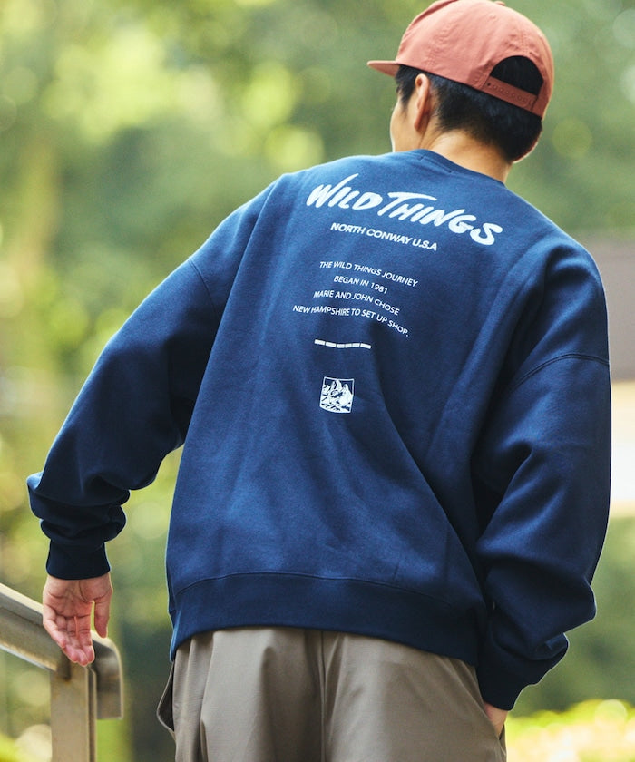 WILD THINGS×FREAK'S STORE / 標誌 圓領衫