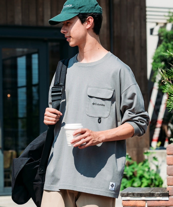 COLUMBIA X FREAK’S STORE / 機能口袋長袖T恤