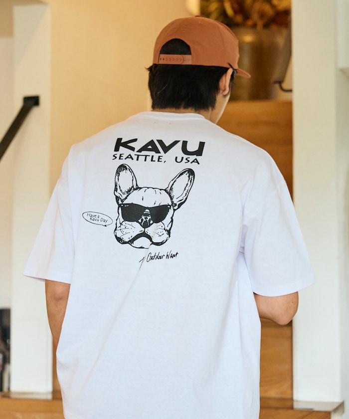 KAVU × FREAK'S STORE / 狗狗 短袖T恤