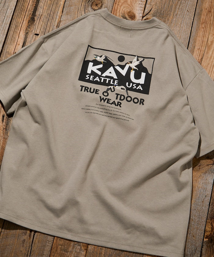 KAVU × FREAK'S STORE / 鳥類圖像 短袖T恤