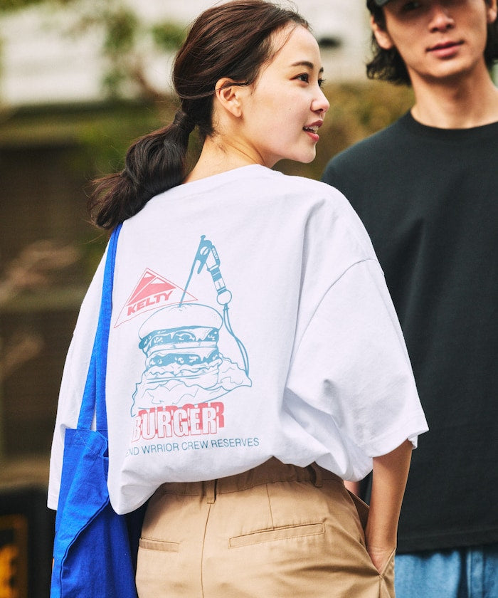 KELTY × FREAK'S STORE 漢堡圖案 短袖T恤