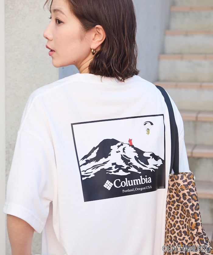 Columbia × FREAK'S STORE x Gachapin Mukku / 三方聯名限定 山系圖像機能快乾 短袖T恤