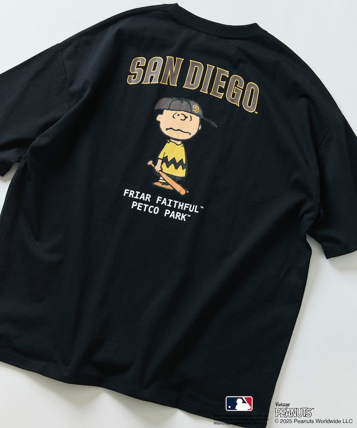 PEANUTS × MLB 聯名 短袖T恤 / PADRES