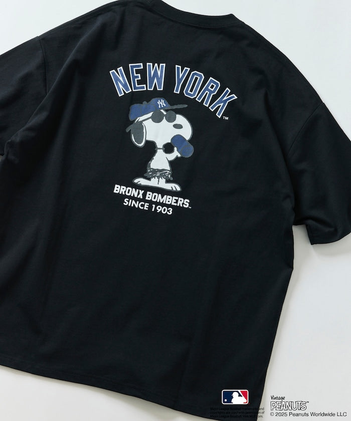 PEANUTS × MLB 聯名限定 短袖T恤 / YANKEES