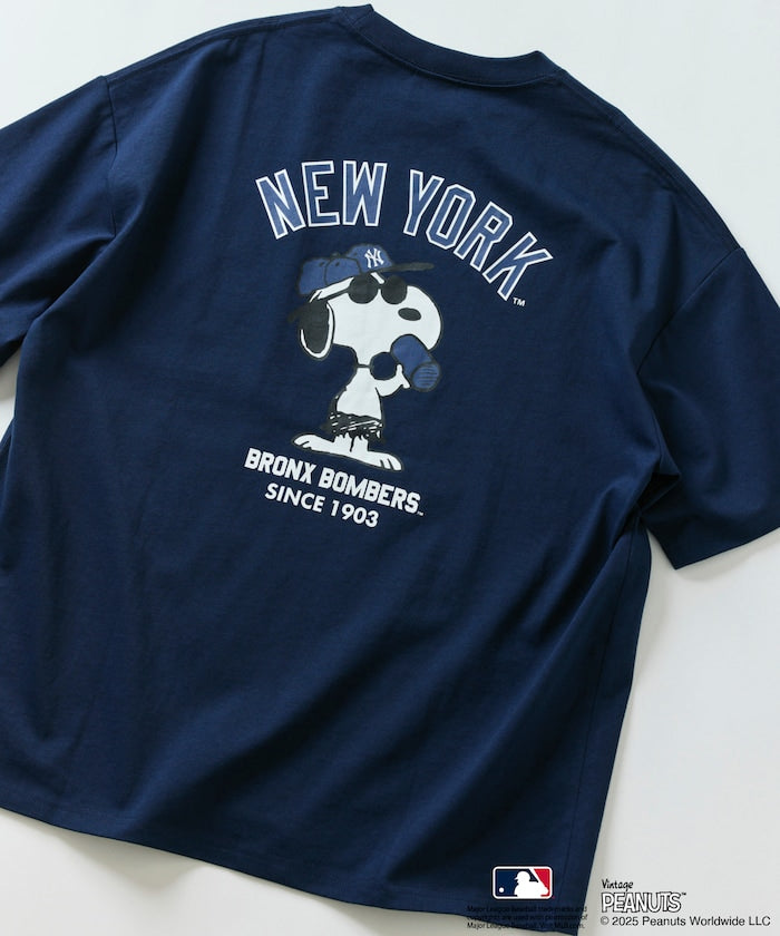PEANUTS × MLB 聯名限定 短袖T恤 / YANKEES