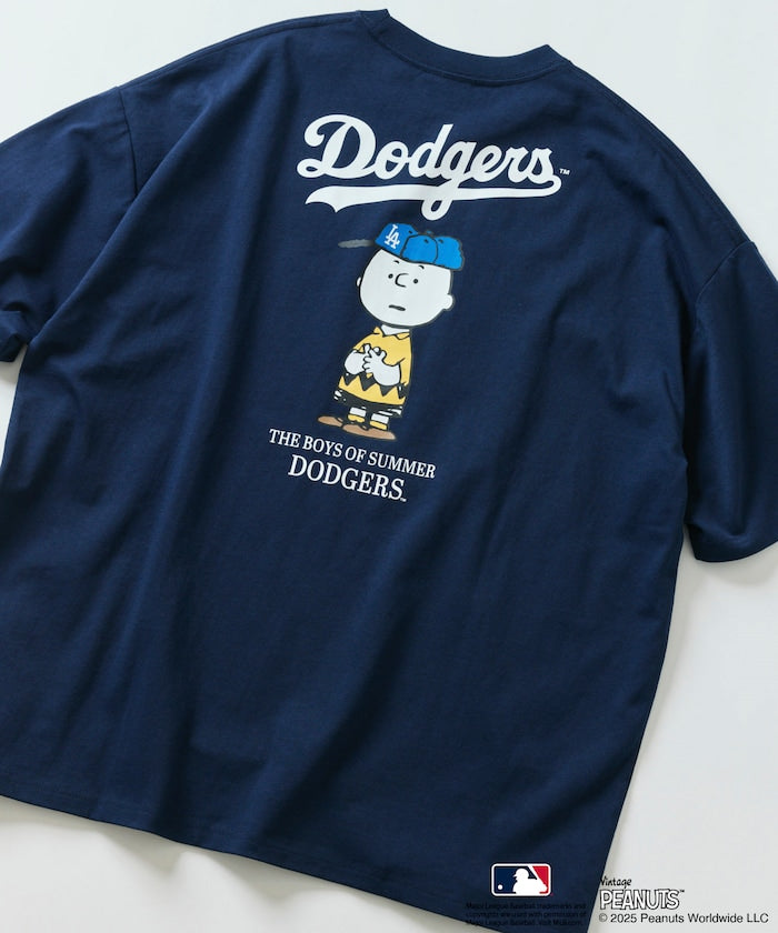 PEANUTS × MLB 聯名款 短袖T恤 / DODGERS