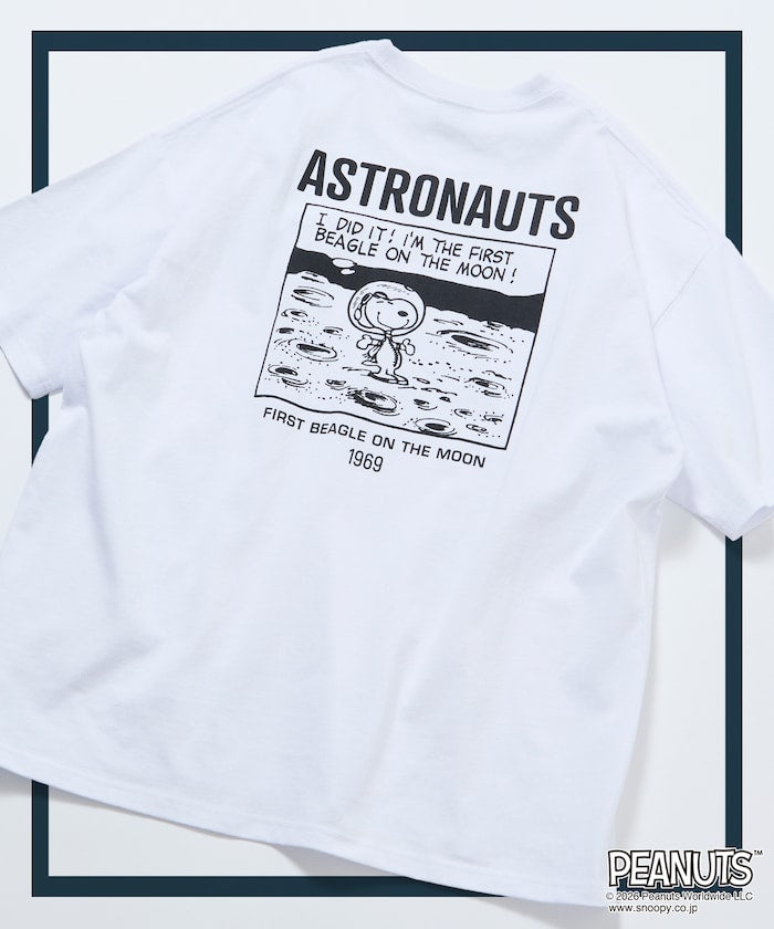 PEANUTS x FREAK’S STORE / ASTRONAUTS 圖案 短袖T恤