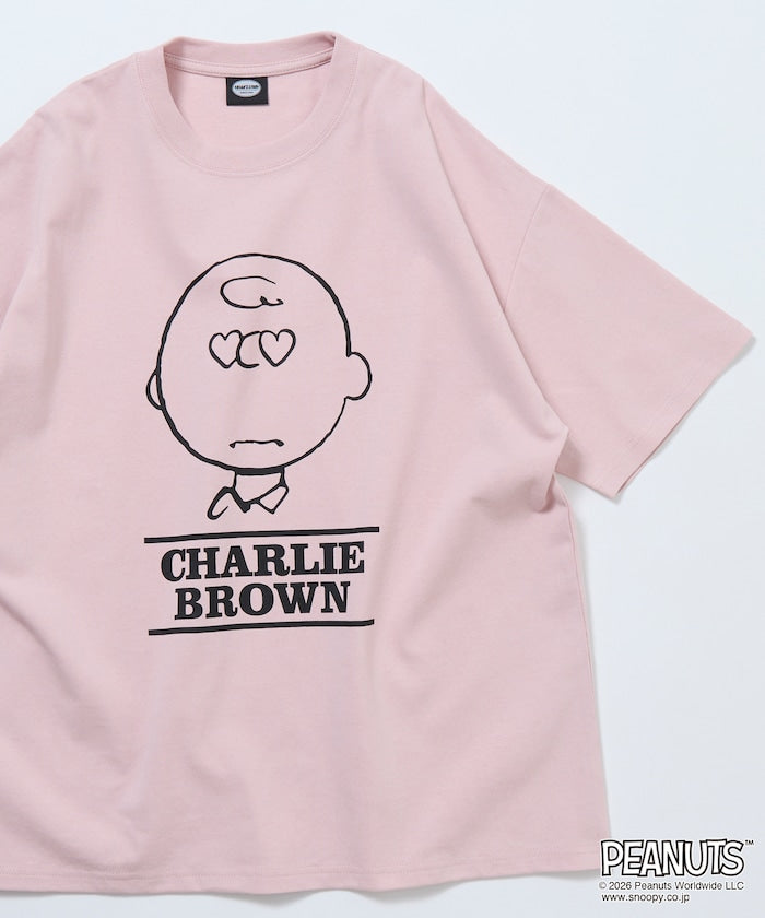 PEANUTS x FREAK’S STORE / Heart Eye 圖案 短袖T恤