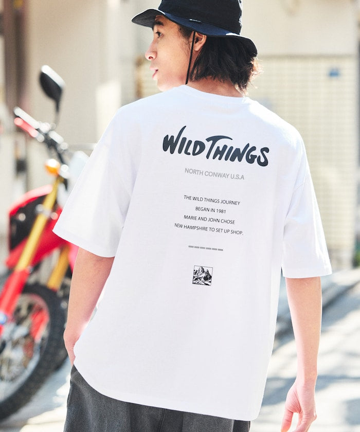 WILD THINGS×FREAK'S STORE / 背後標誌 短袖T恤
