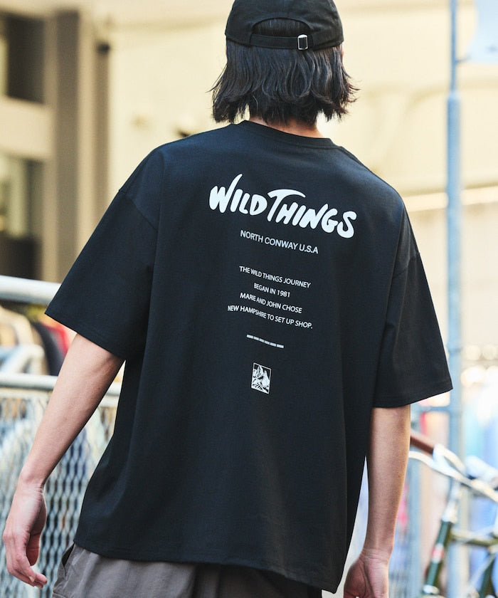 WILD THINGS×FREAK'S STORE / 背後標誌 短袖T恤