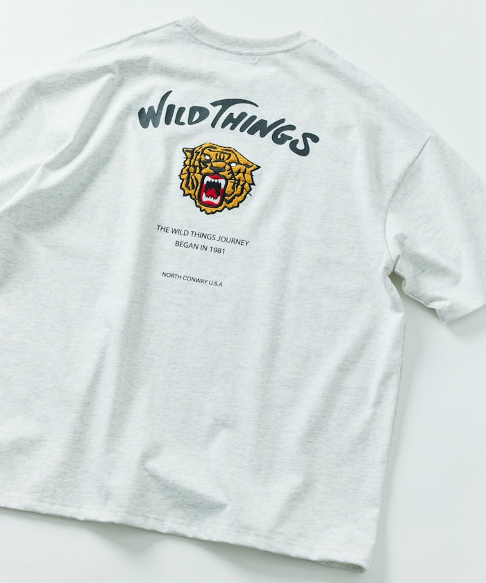 WILD THINGS×FREAK'S STORE / 老虎圖案 短袖T恤