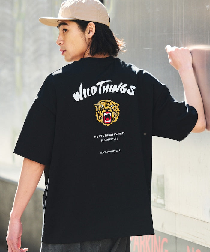 WILD THINGS×FREAK'S STORE / 老虎圖案 短袖T恤