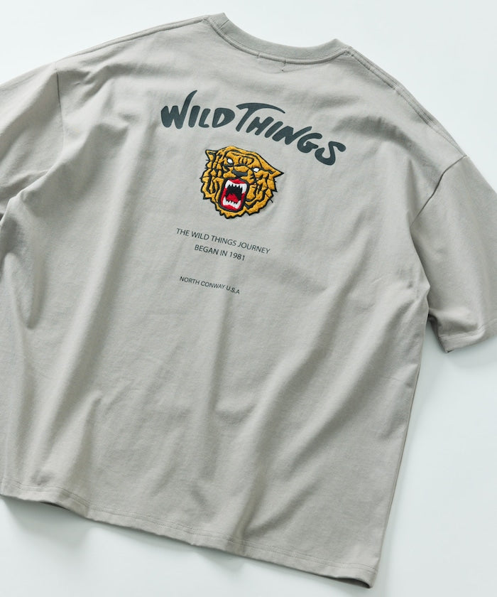 WILD THINGS×FREAK'S STORE / 老虎圖案 短袖T恤