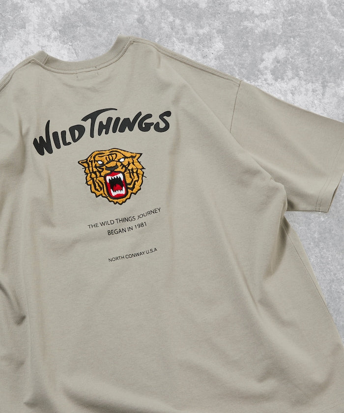 WILD THINGS × FREAK'S STORE / 虎紋刺繡 短袖T恤