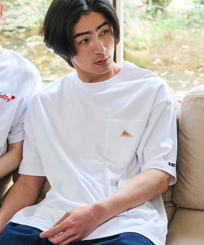 KELTY×FREAK'S STORE / 復古標誌口袋短袖T恤