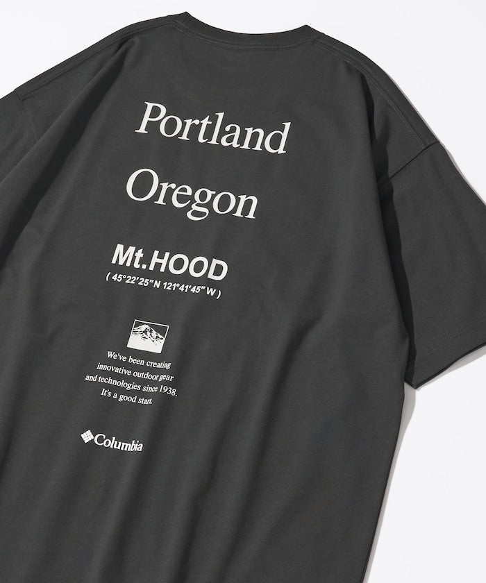 Columbia × FREAK'S STORE / 別注字樣背印吸濕快乾T恤