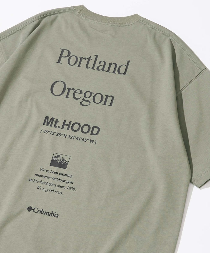 Columbia × FREAK'S STORE / 別注字樣背印吸濕快乾T恤