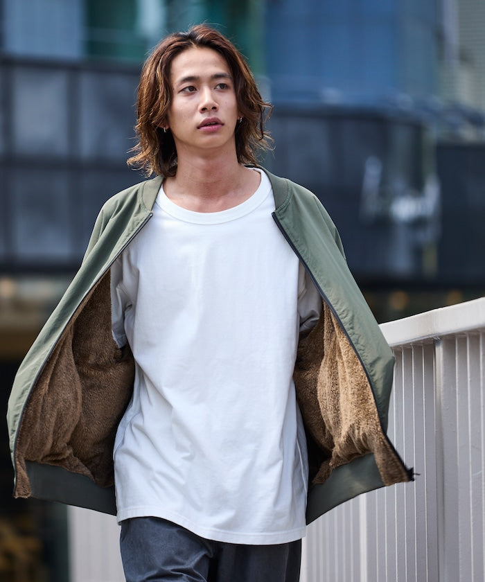 FREAK’S STORE / 尼龍×羊羔絨雙面穿 MA-1 飛行外套