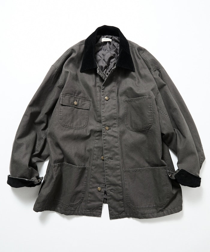 FREAK’S STORE / 燈芯絨拼接鴨布 外套