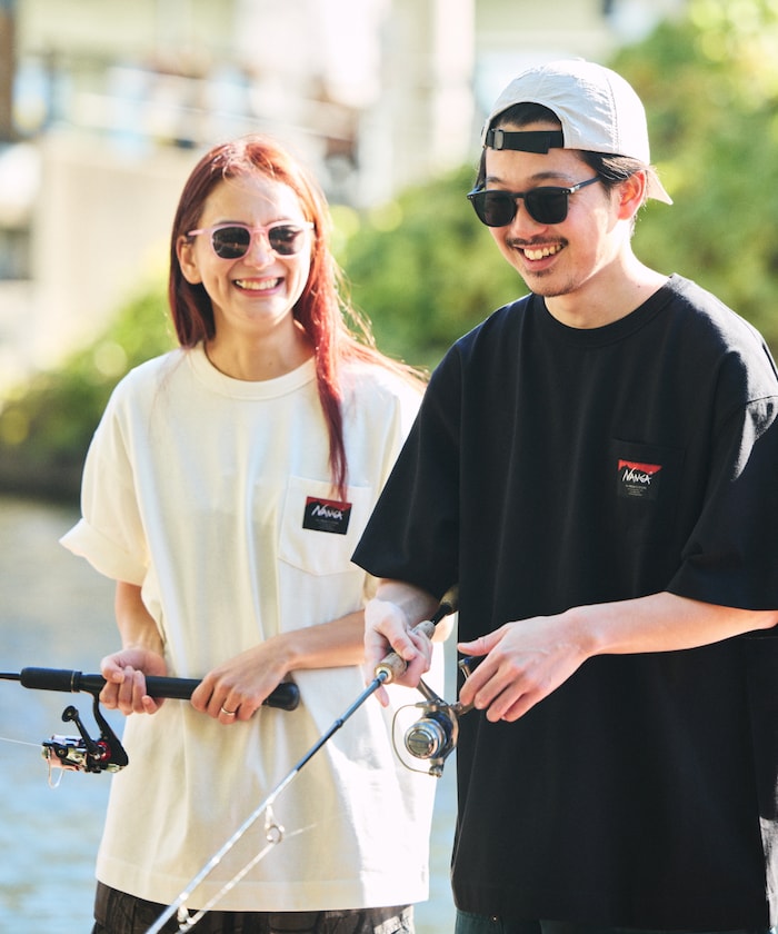 NANGA 別注 ECO HYBRID LOGO TEE / 小LOGO 短袖T恤