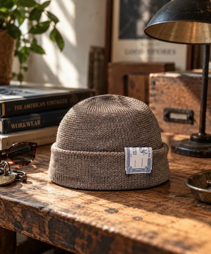 THE H.W.DOG&CO. / 雙反摺毛線帽