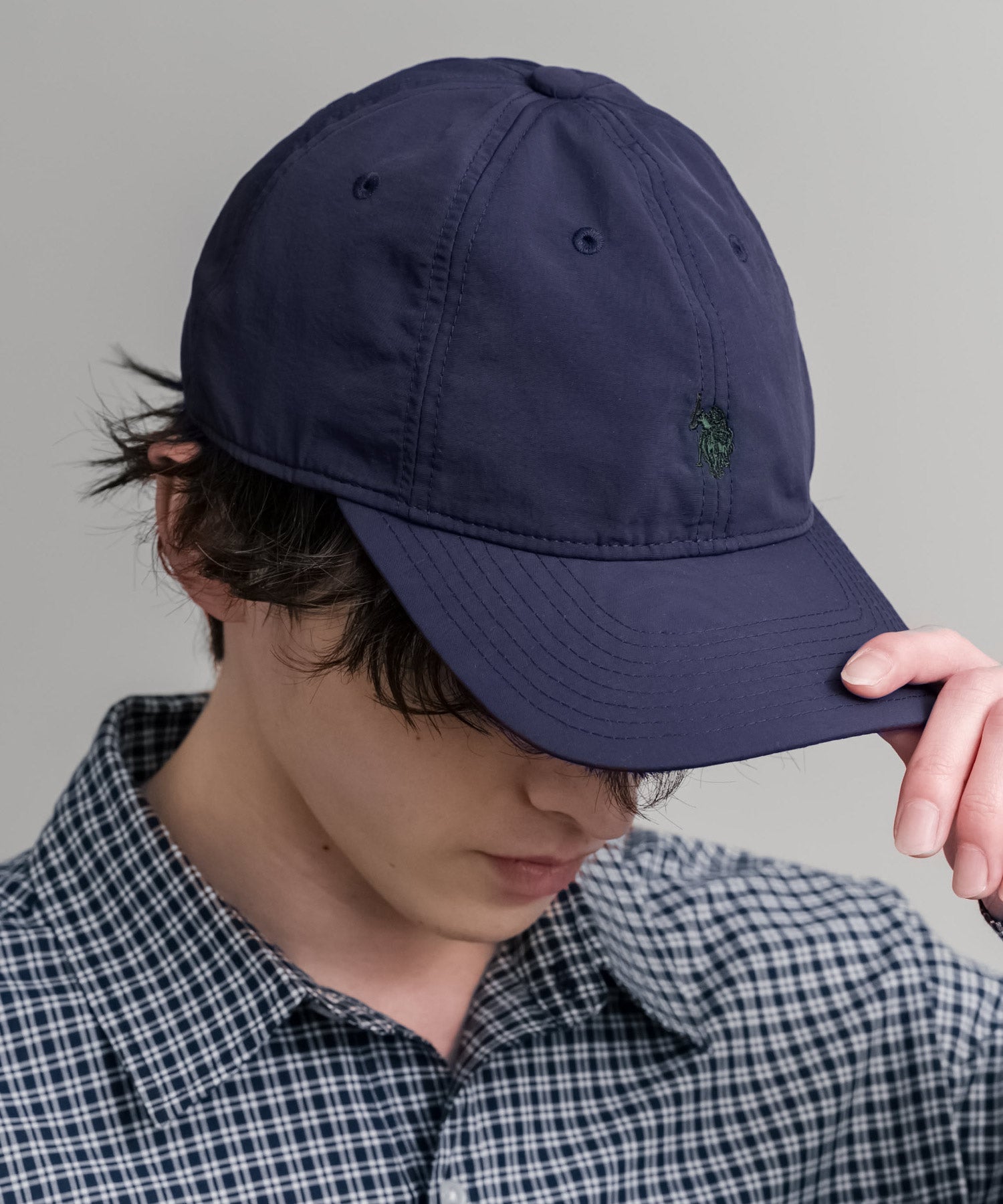 U.S. POLO ASSN. / 刺繡標誌機能尼龍棒球帽