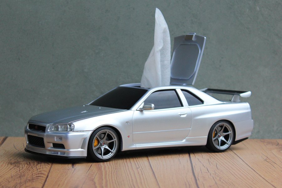 GT-R (BNR34) Nissan skyline (GTR)
WET TISSUE CASE / 濕紙巾盒