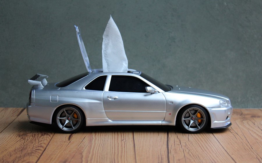 GT-R (BNR34) Nissan skyline (GTR)
WET TISSUE CASE / 濕紙巾盒