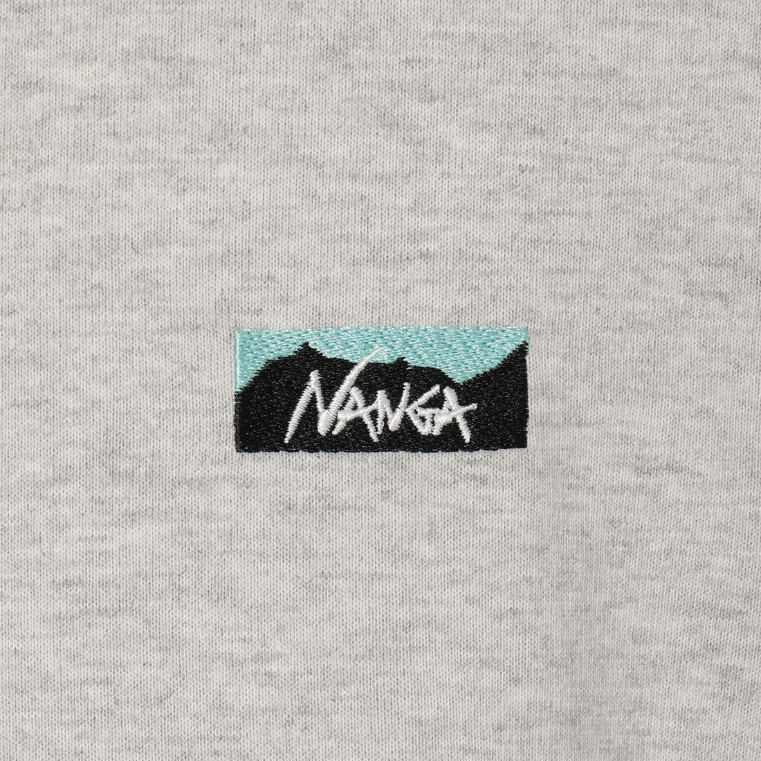 NANGA ECO HYBRID BOX LOGO EMBROIDERY TEE(UNISEX) / 中性款 小標 短袖T恤
