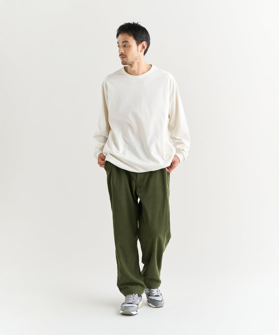 NANGA ECO HYBRID OVERSIZED L/S TEE(MEN) / 長袖機能T恤