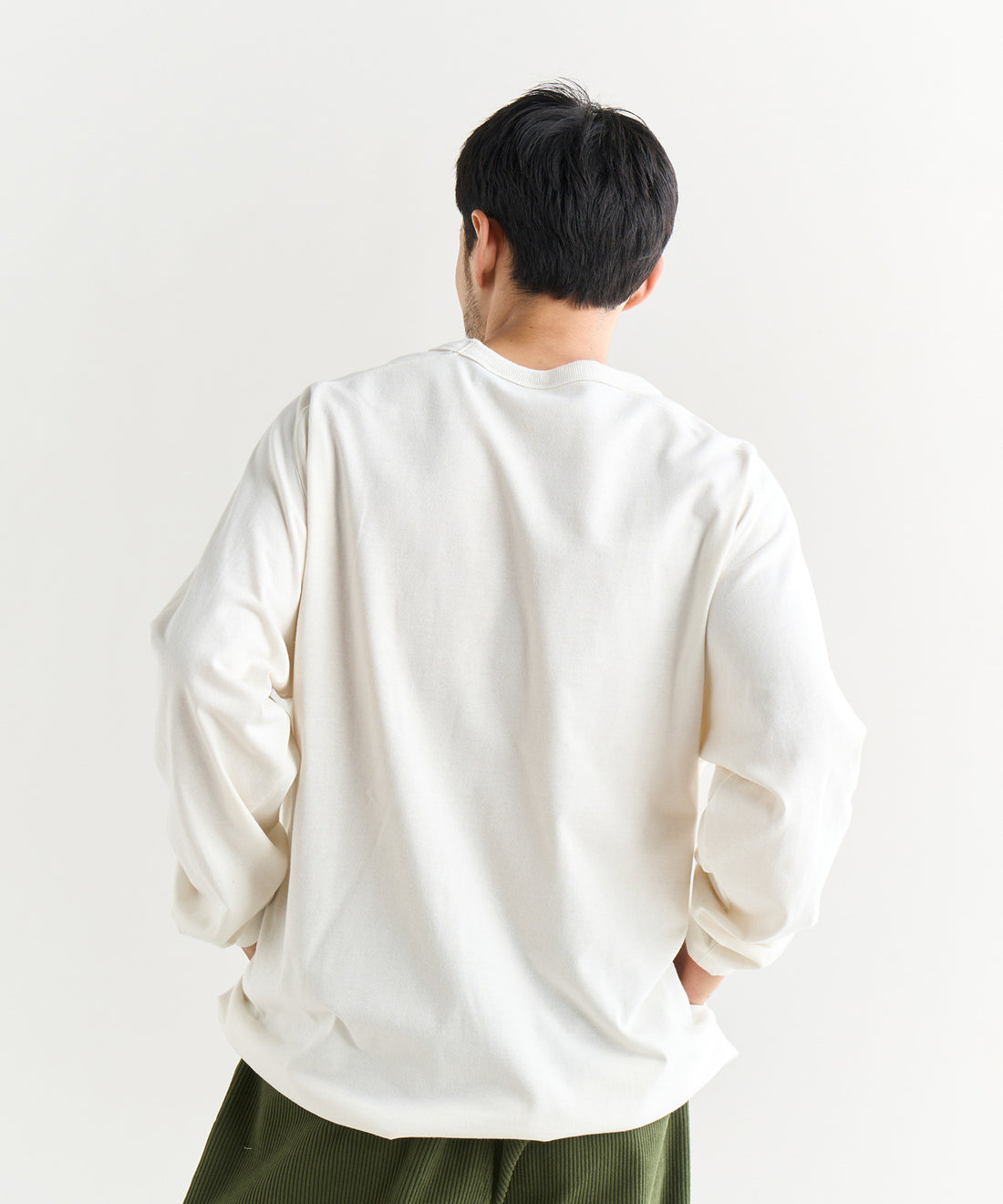 NANGA ECO HYBRID OVERSIZED L/S TEE(MEN) / 長袖機能T恤