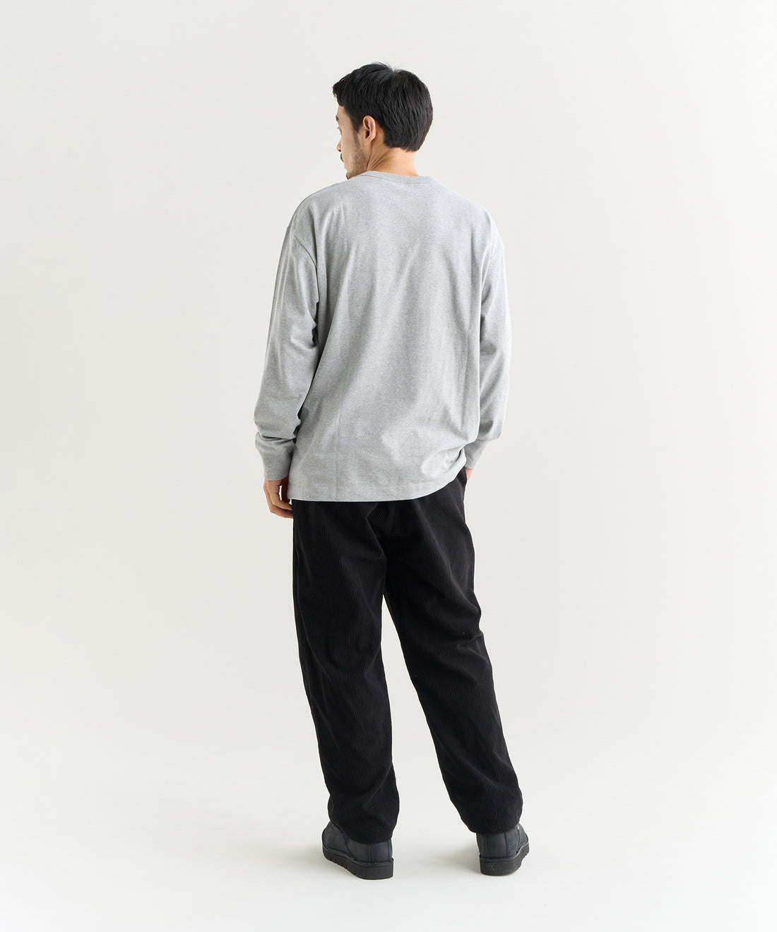 NANGA ECO HYBRID BOX LOGO L/S TEE(UNISEX) / 長袖T恤