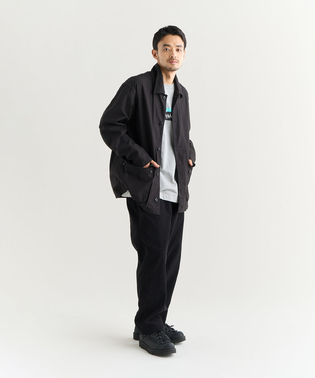 NANGA BACK SATIN COVERAL / 工裝外套