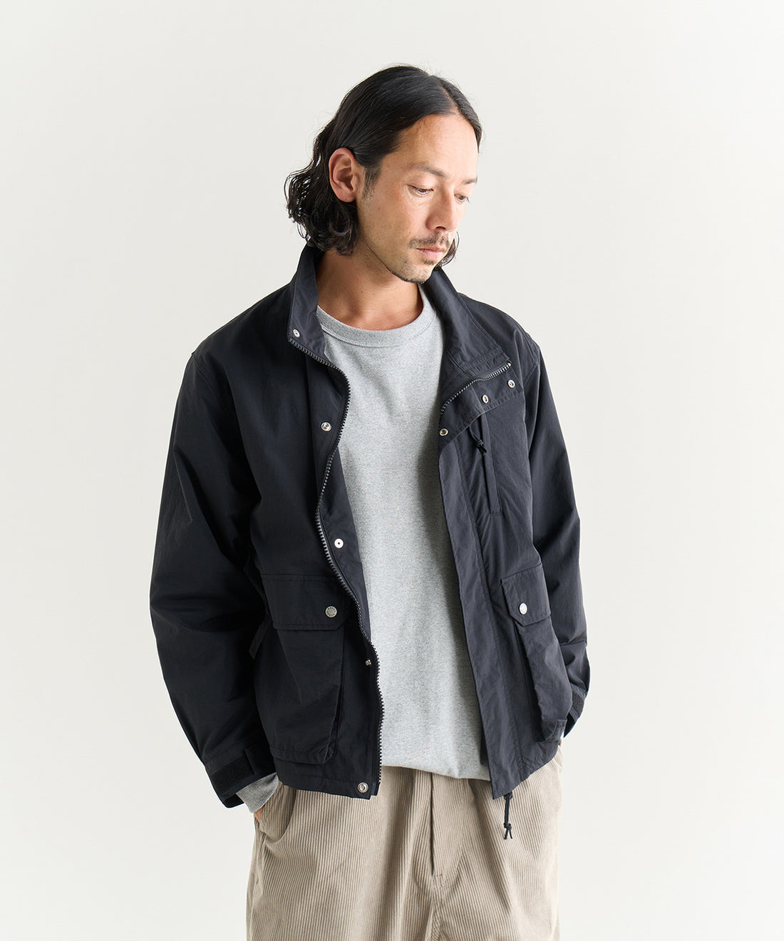 NANGA NYLON STAND COLLAR FIELD JKT / 尼龍立領外套 日本店舖限定