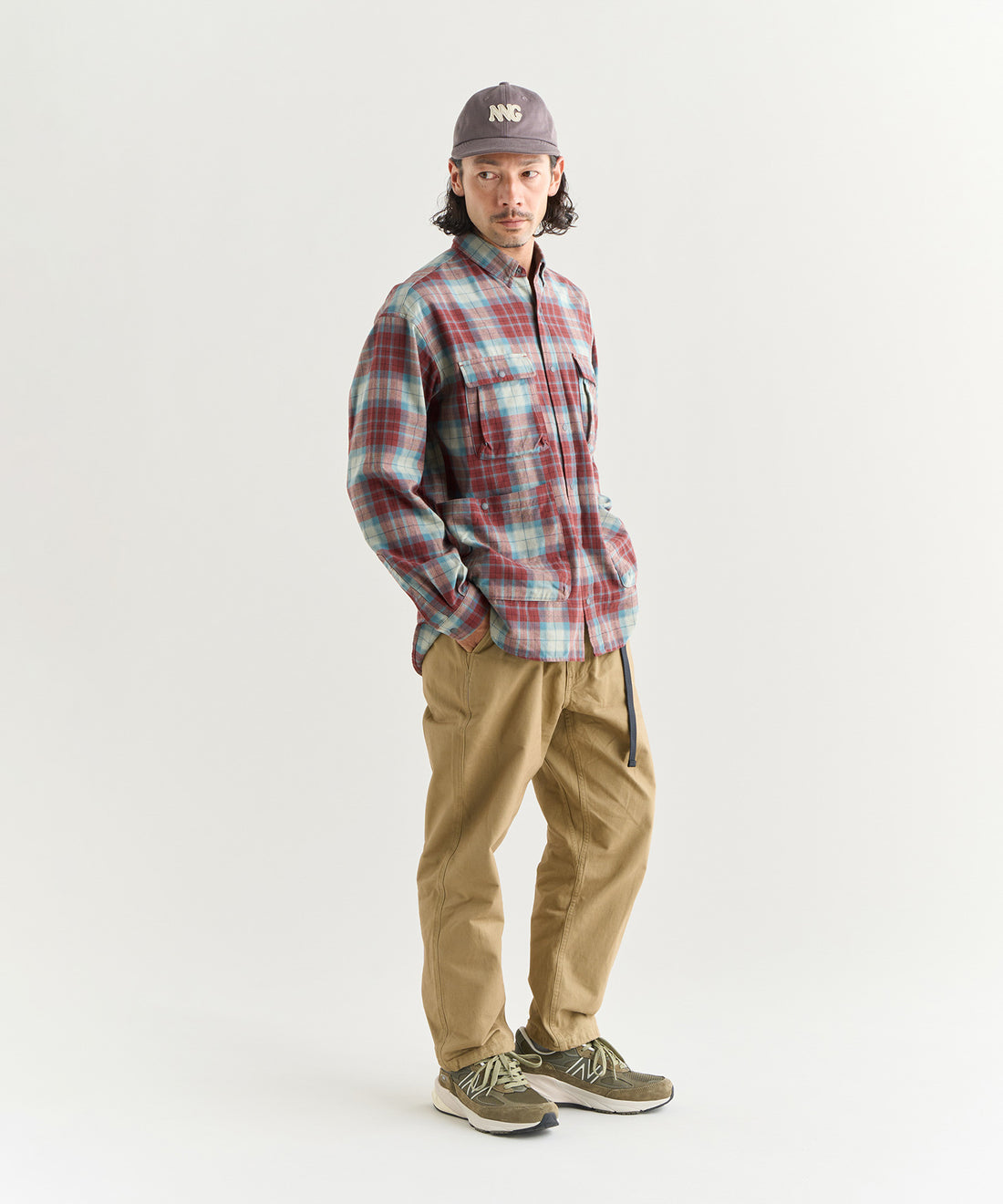 NANGA WEAVING BELT CHINO TAPERD PT / 可調式腰帶錐形機能長褲