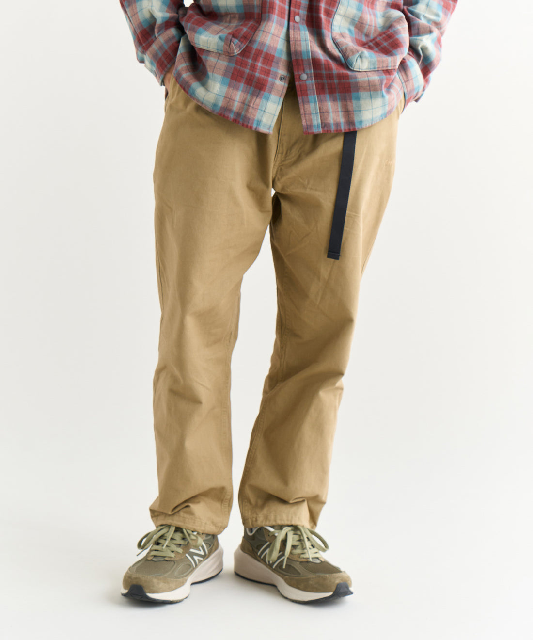 NANGA WEAVING BELT CHINO TAPERD PT / 可調式腰帶錐形機能長褲